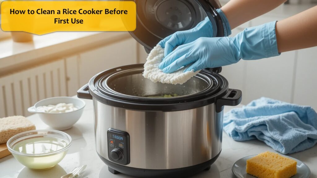Clean a Rice Cooker Before First Use