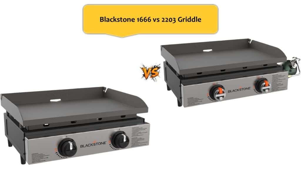 Blackstone 1666 vs 2203 Griddle