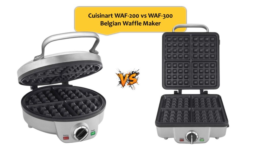 Cuisinart WAF-200 vs WAF-300 Belgian Waffle Maker