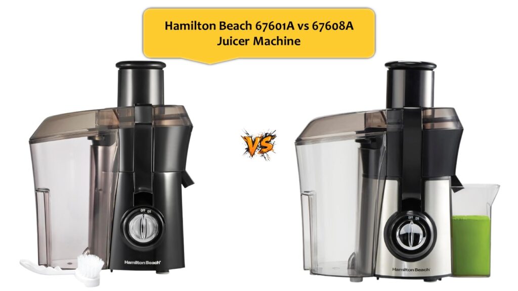 Hamilton Beach 67601A vs 67608A